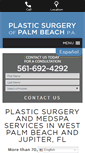 Mobile Screenshot of plasticsurgerypb.com